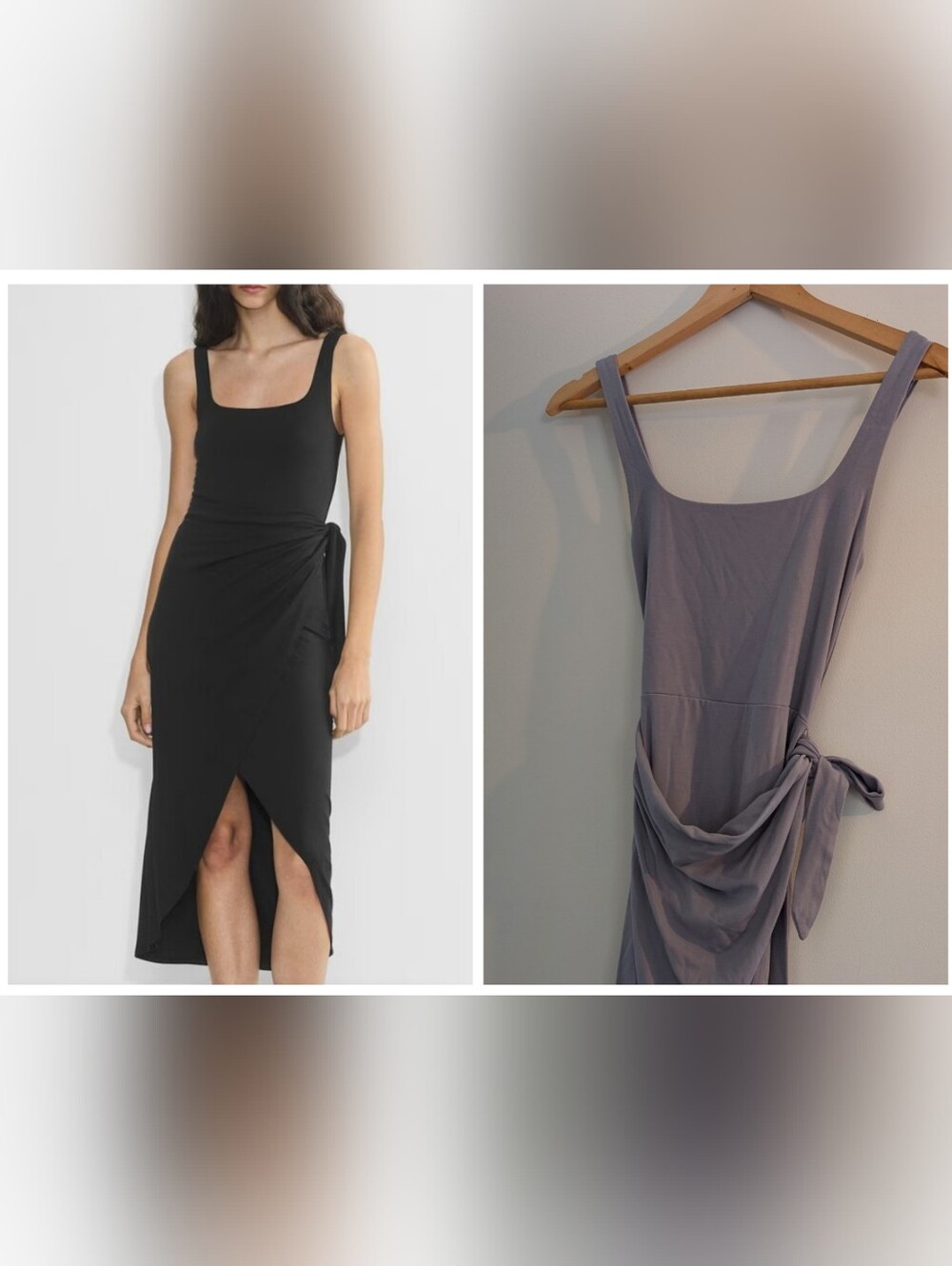 Wilfred Lavender Saturn Wrap Midi Dress